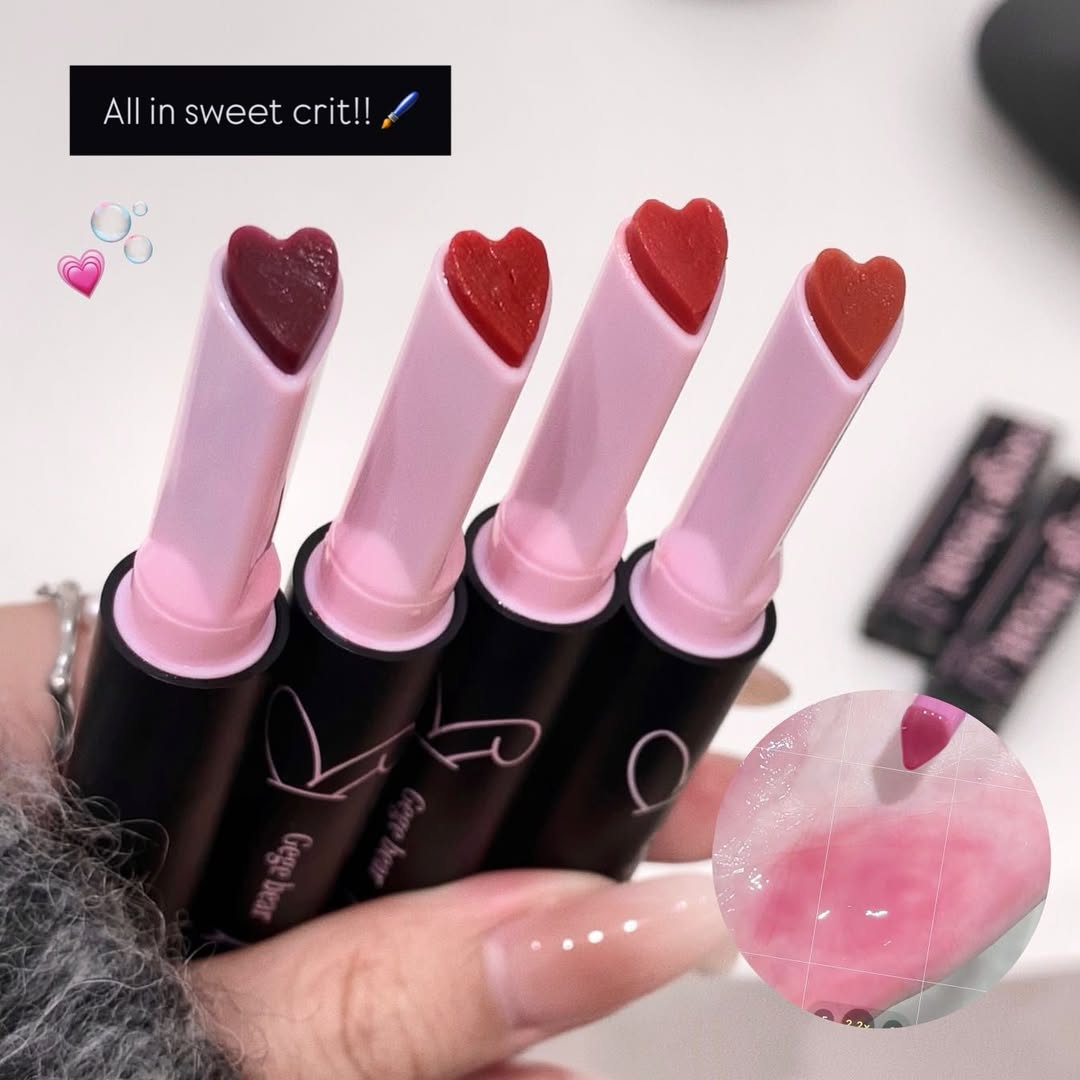 Gege Bear - Heart Bubble Jelly Lipstick Set of 6