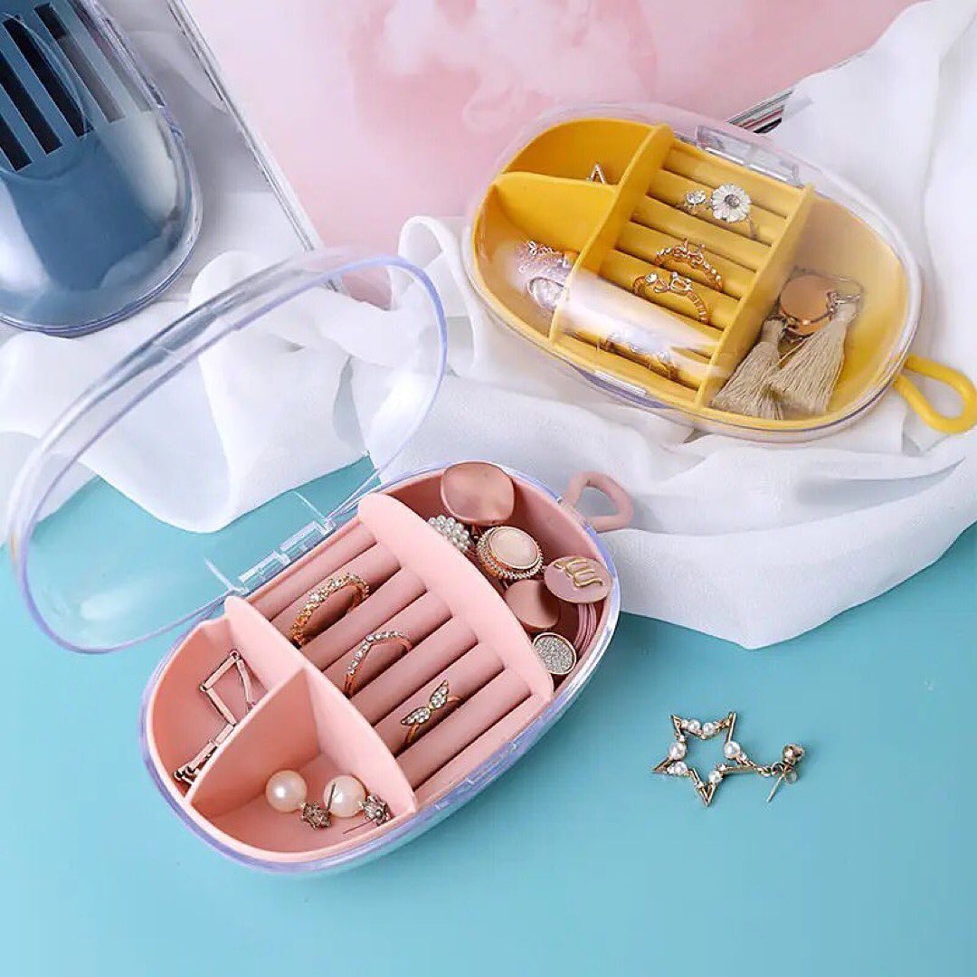 Multifunctional Mini Jewelry Box Travel Portable Jewelry Storage Case