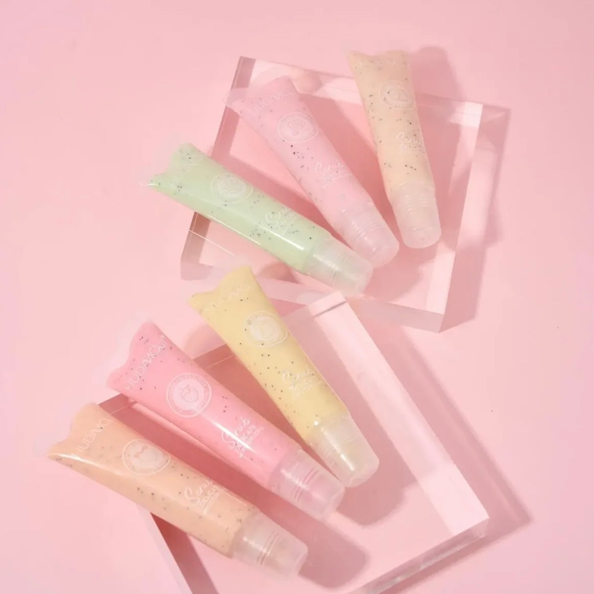 Hudamoji - Fruity Moisturizing Lip Scrub Set of 6