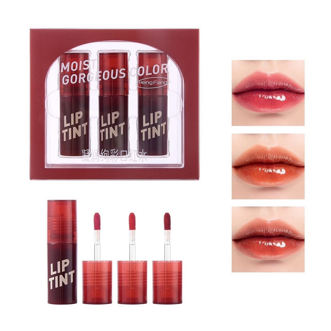 Heng Fang - Gorgeous Color Lip Tint Set of 3
