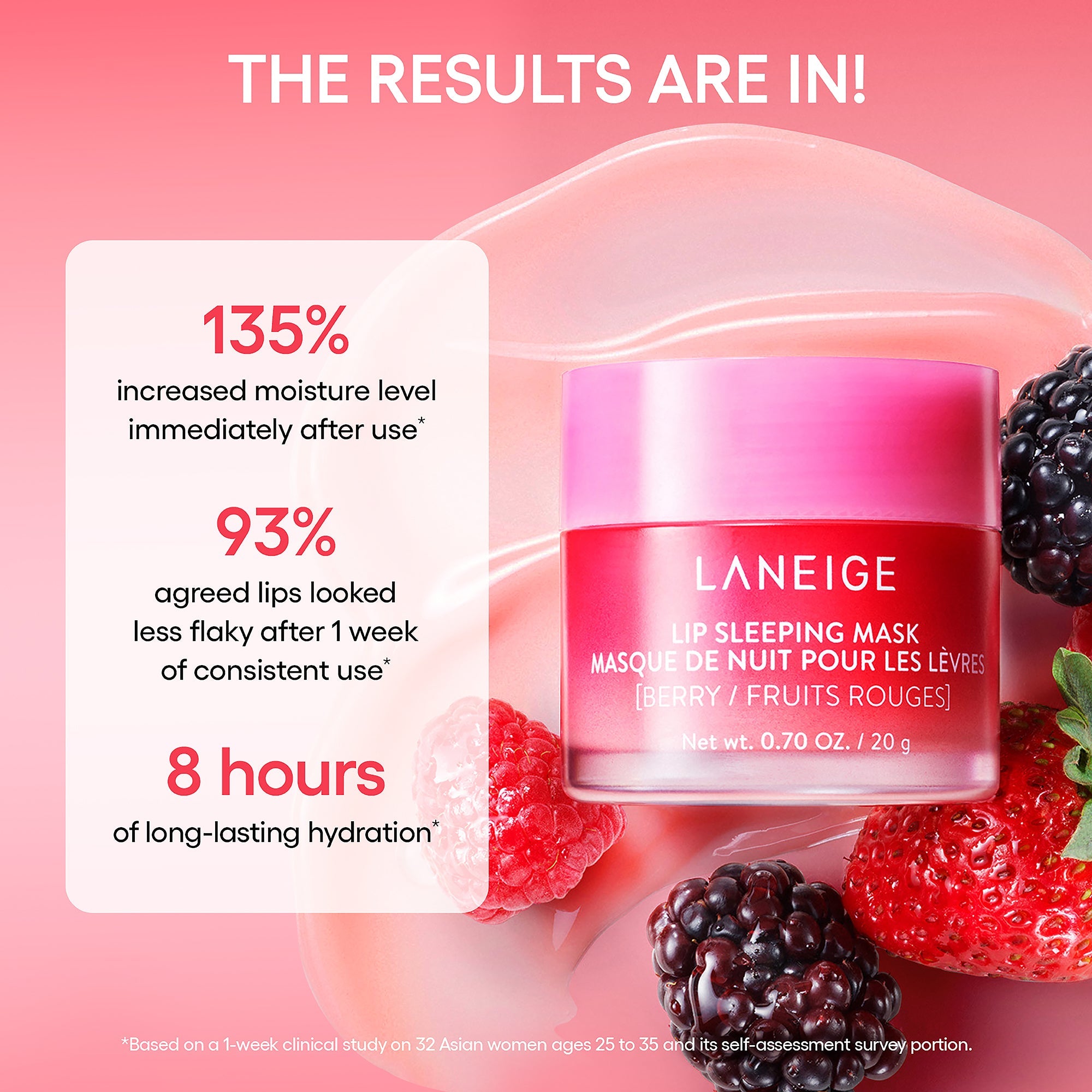 Laneige - Berry Lip Sleeping Mask - 20g