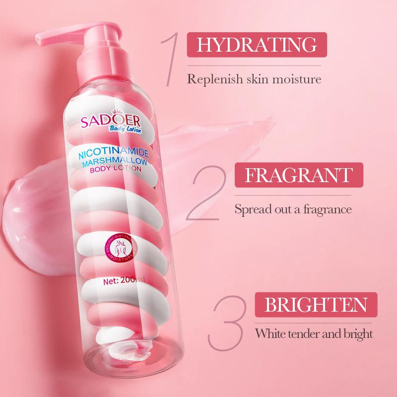 Sadoer - Nicotinamide Marshmallow Silky Fragrance Body Lotion 200ml