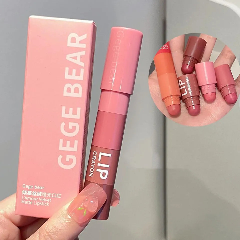 Gege Bear - 4 in 1 Velvet Matte Lipstick