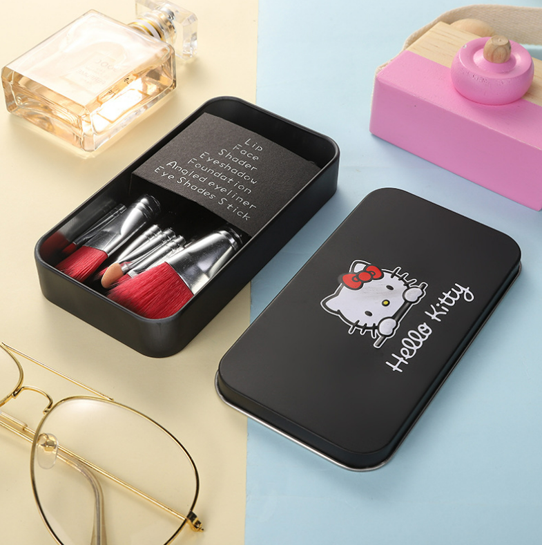 Hello Kitty Mini Makeup Brushes Set of 7