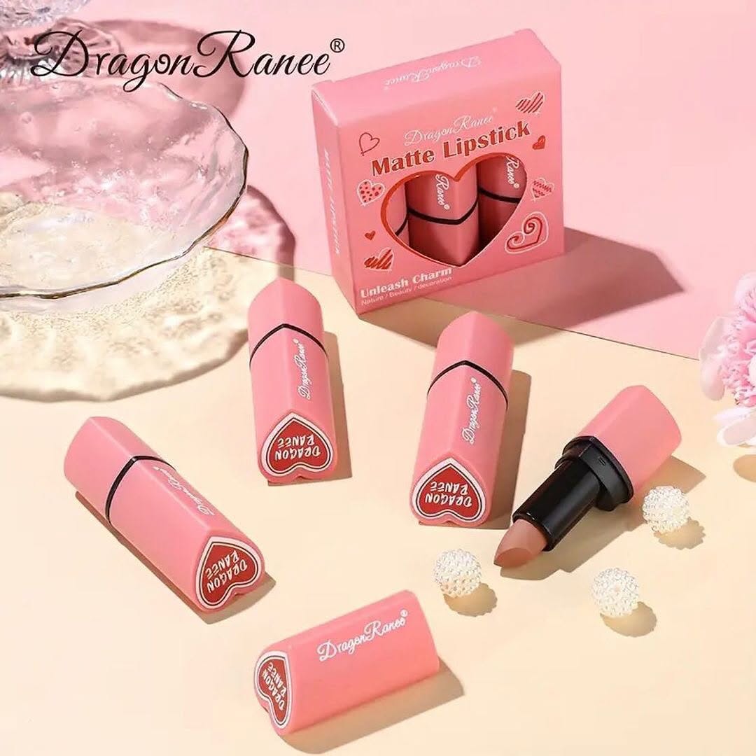 Dragon Ranee - Heart Matte Lipstick Set of 3