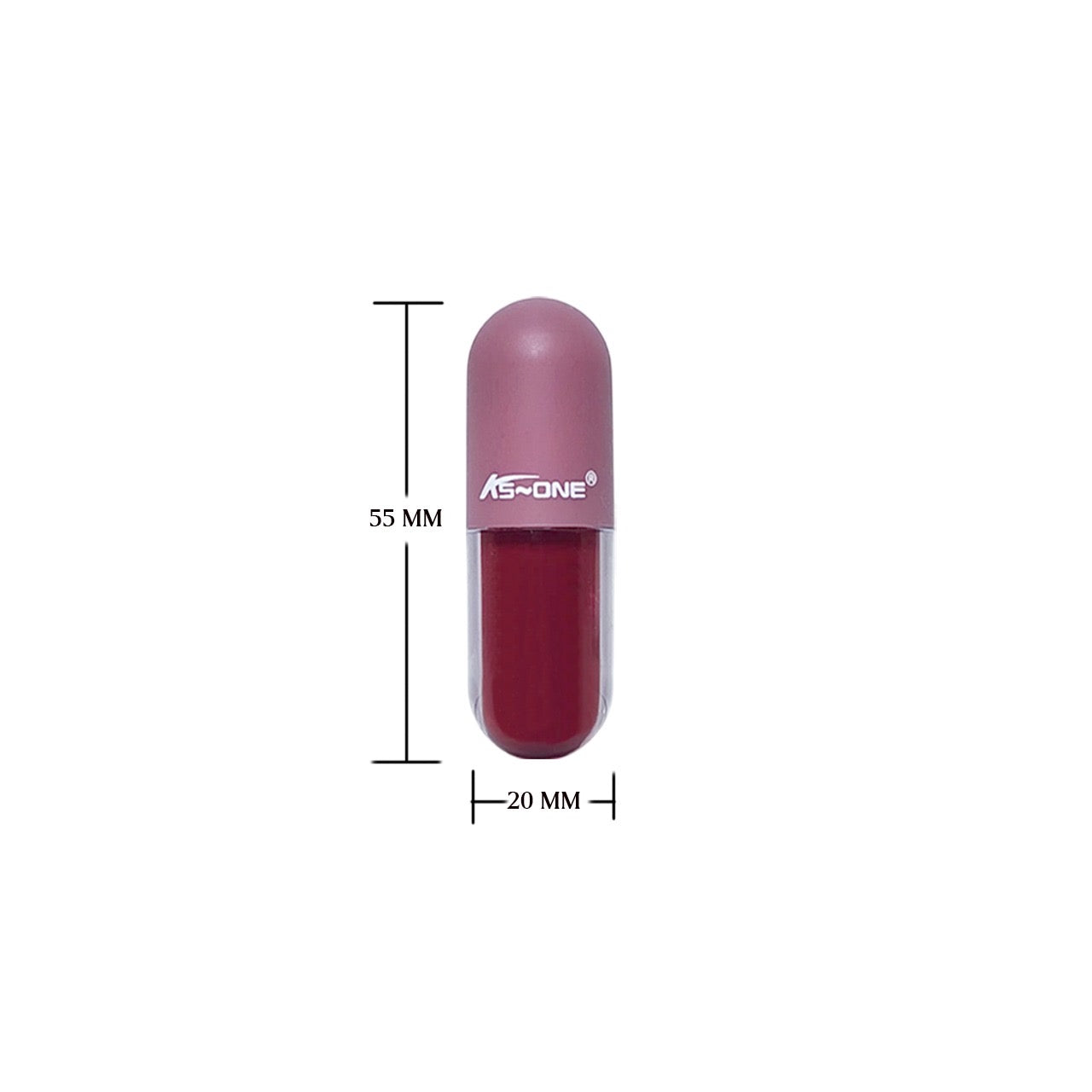 Ks-One - Mini Capsule Matte Lip Gloss Set of 12