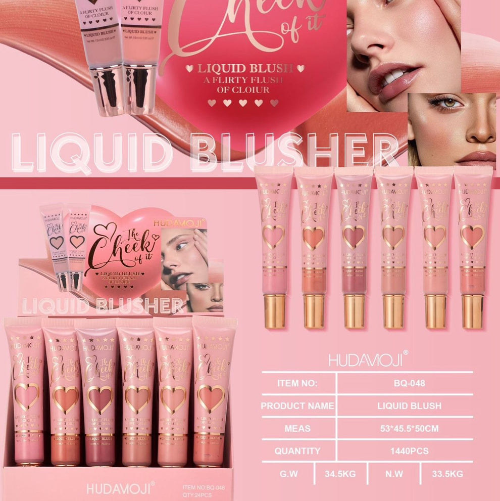 Hudamoji - The Cheek of it Tube Blush Set of 6