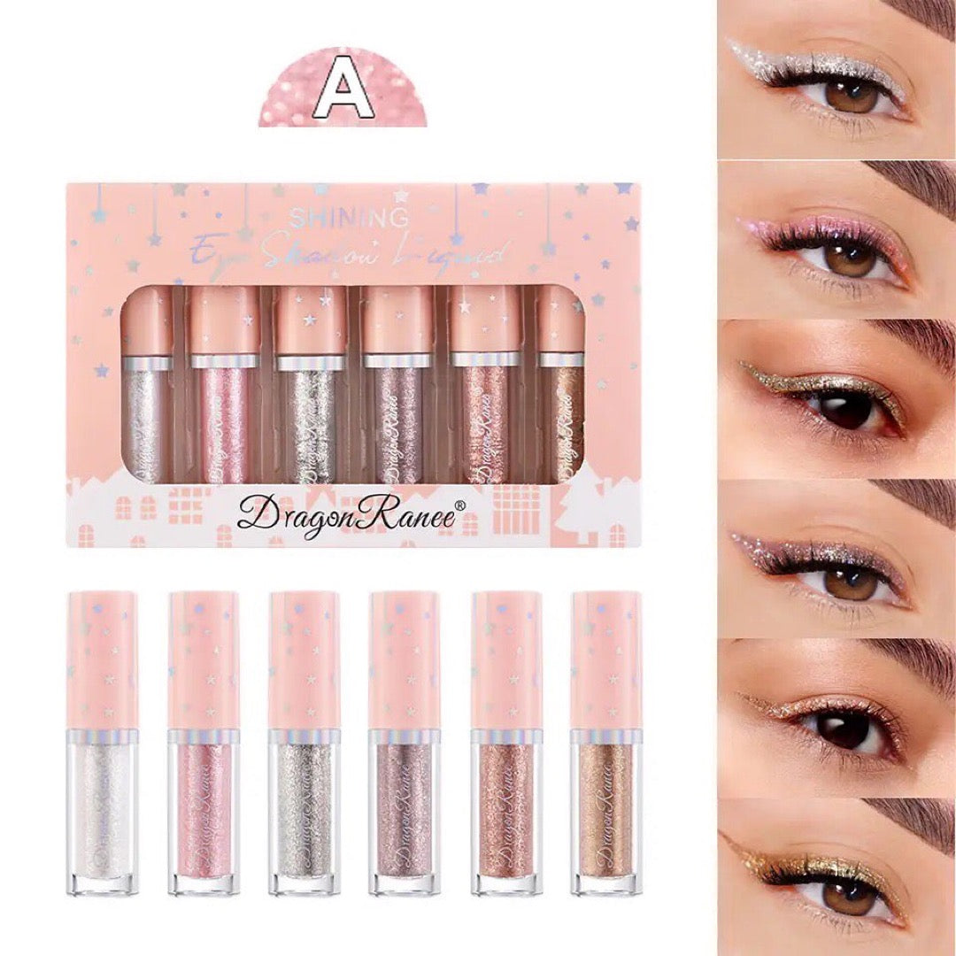 Dragon Ranee - Pearl Liquid Eyeshdaow Set of 6