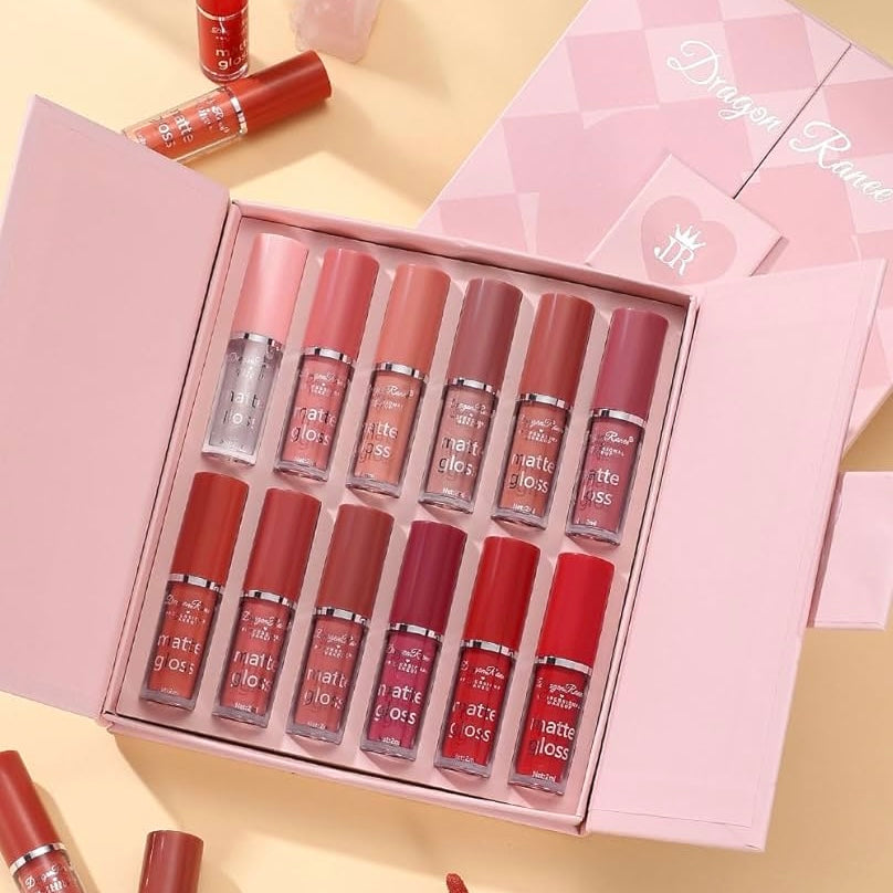 Dragon Ranee - Creamy Velvet Matte Lip Gloss Set of 12