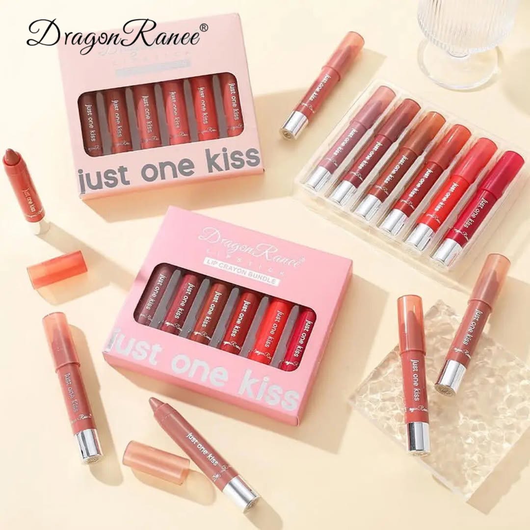 Dragon Ranee - Just One Kiss Lip Crayons Set of 6