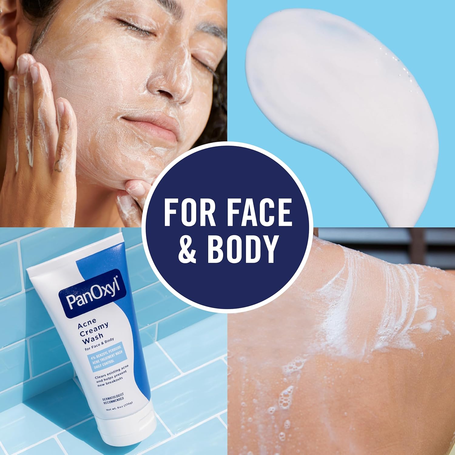 PanOxyl - Acne Creamy Wash Benzoyl Peroxide 4% - 170g