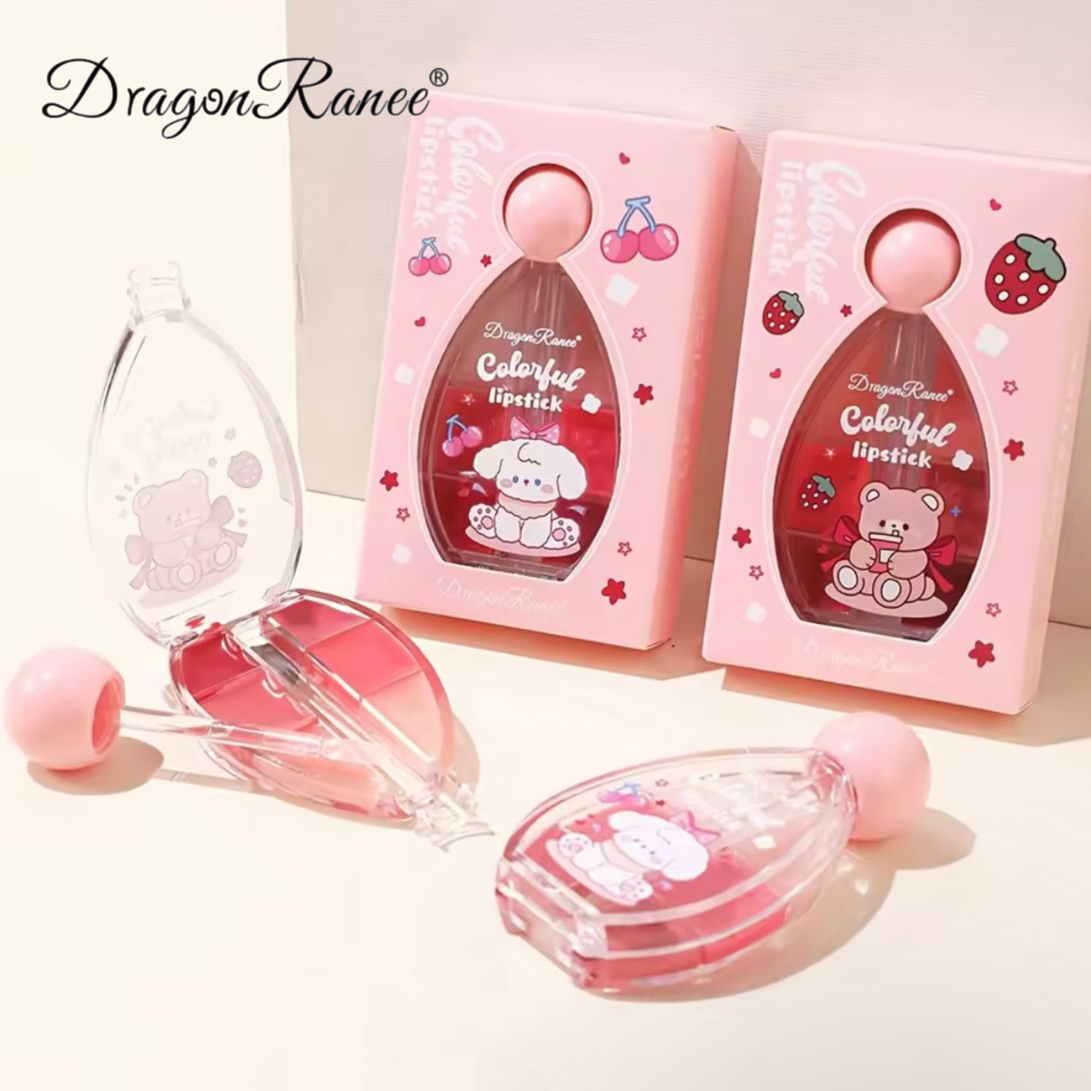 Dragon Ranee - 6 Color Fruity Plumping Lipstick Kit