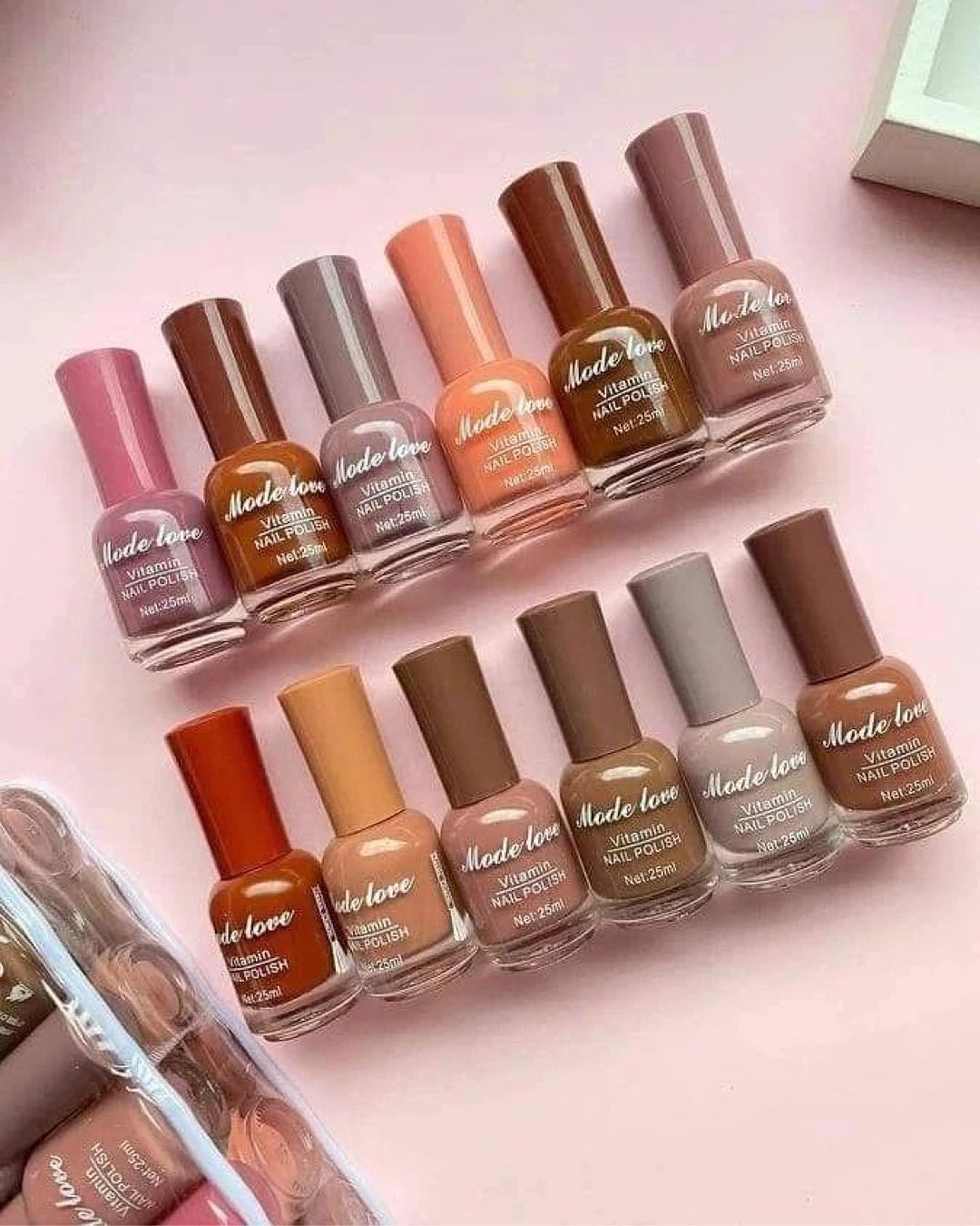 Mode Love - Vitamin Nude Gel Nail Polish Set of 12