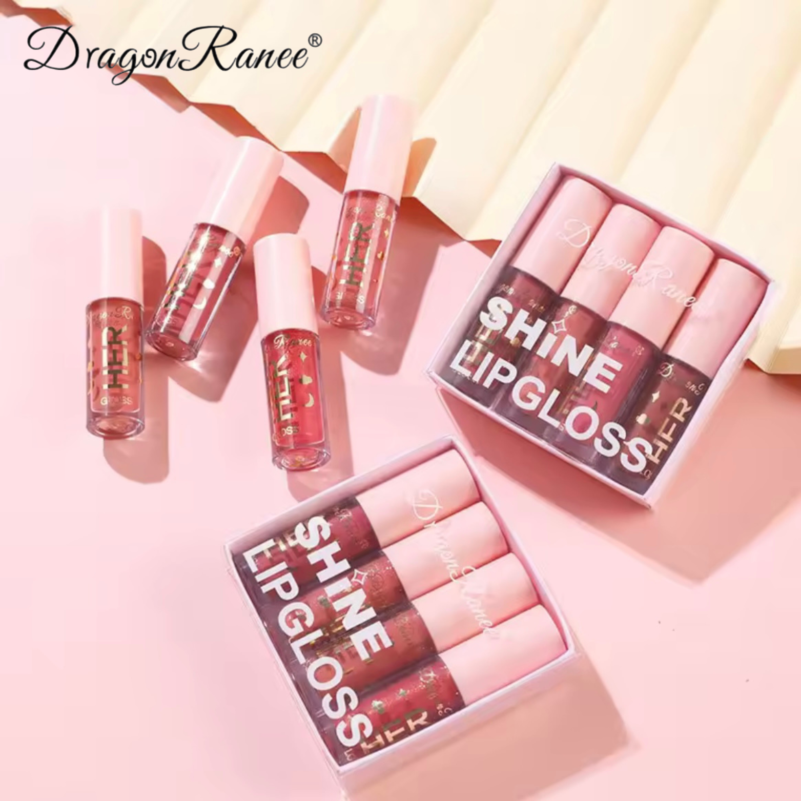 Dragon Ranee - Shine Mirror Crystal Lip Gloss Set of 6