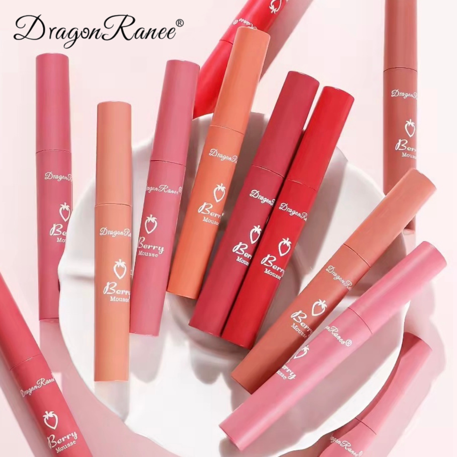 Dragon Ranee - Berry Mousse Matte Lip Gloss Set of 6