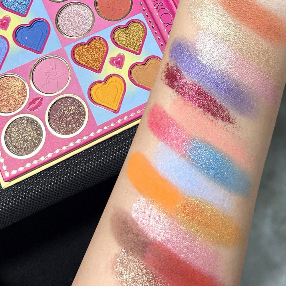 Kevin & Coco - 26 Color Barbie Matte & Shimmer Eyeshadow Palette with Lipstick & Gloss