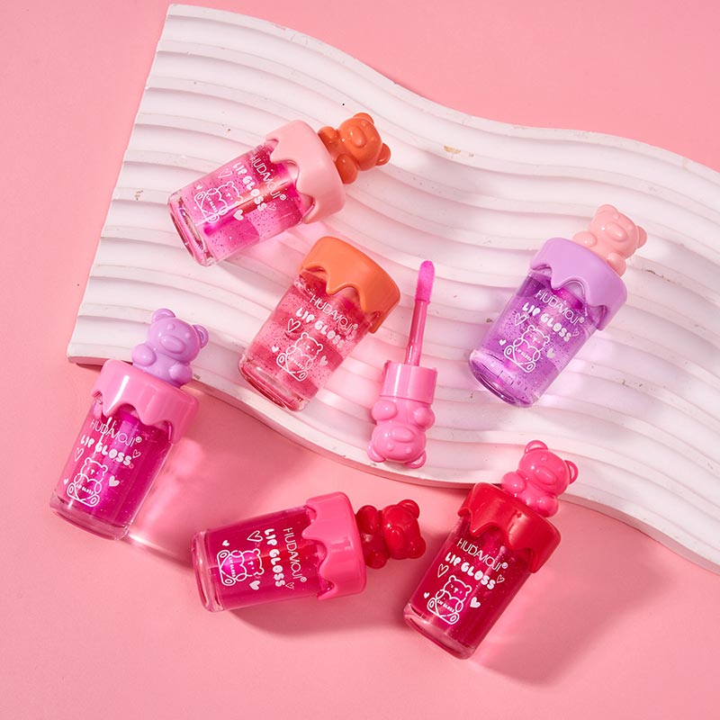Hudamoji - Happy Bear Sweet Lip Gloss Set of 6