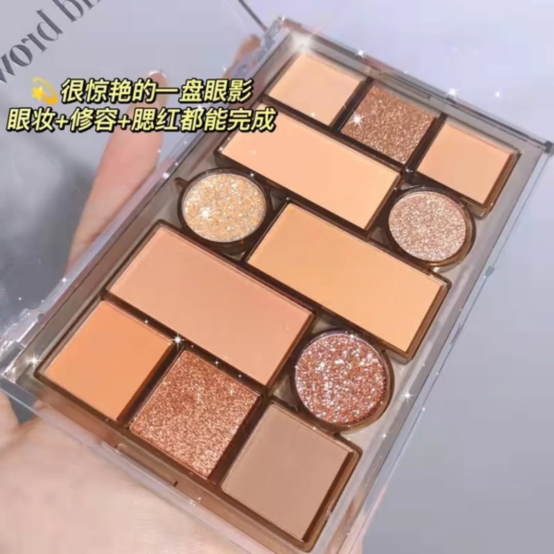 Miss Lara - 12 Color Matte & Shimmer Eyeshadow Palette