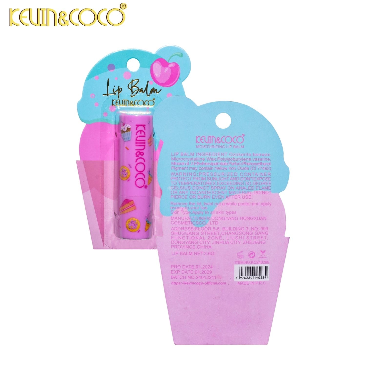 Strawberry Hydeating Lip Balm Moisturizing Juicy & Anti-cracking Lip Balm