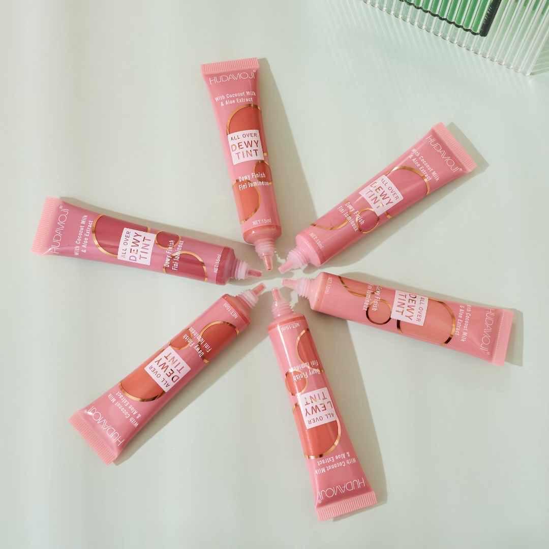 Hudamoji - All Over Dewy Liquid Tube Blush Set of 6