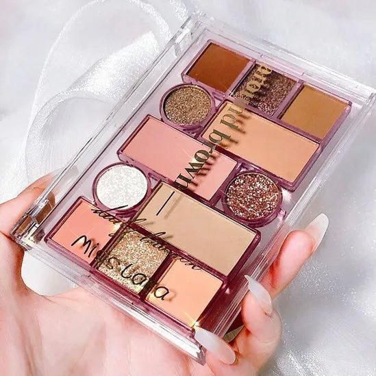 Miss Lara - 12 Color Matte & Shimmer Eyeshadow Palette