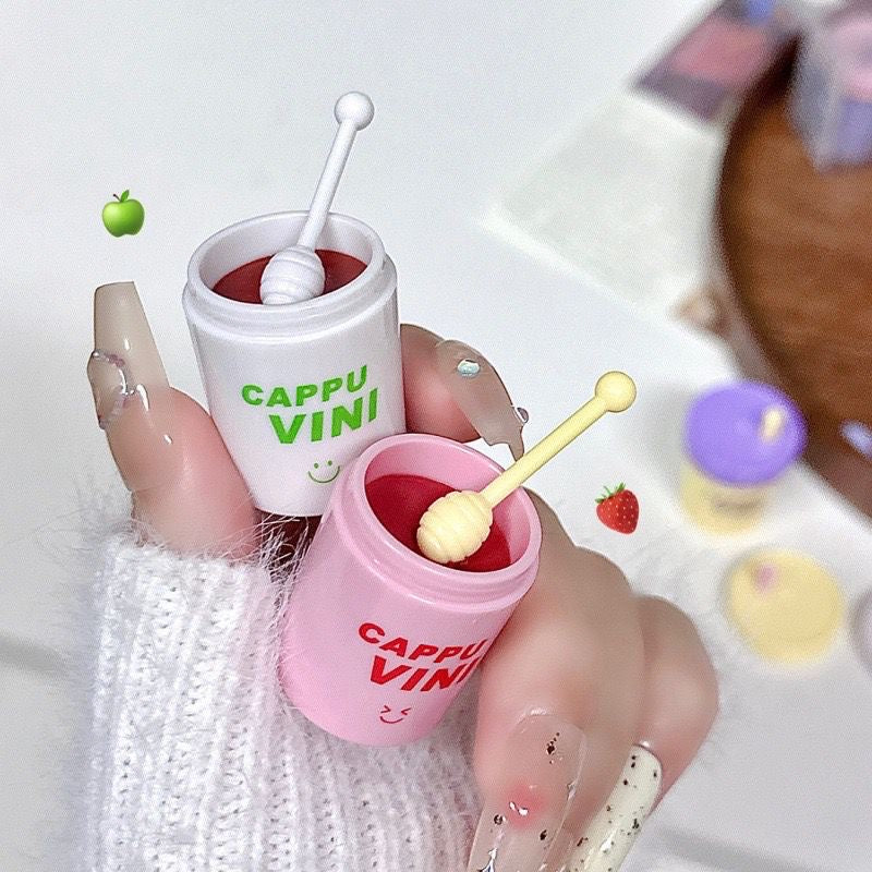 Cappuvini - Cute Straw Cup Lip Gloss Set of 3