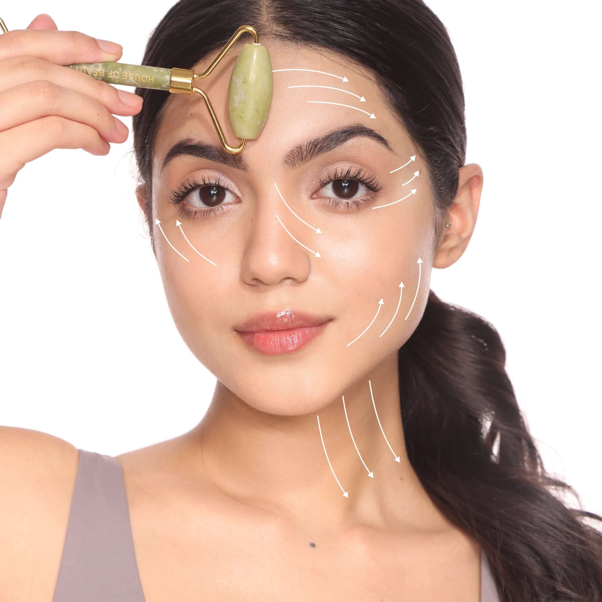 Facial Beauty - Jade Roller Natural Massager Tool