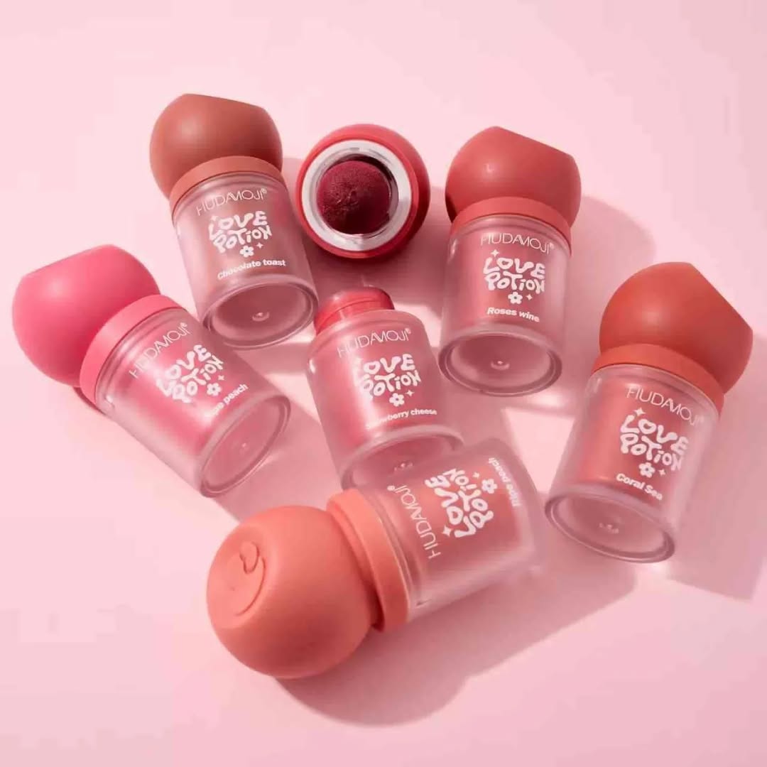 Hudamoji - Love Potion Liquid Blush Set of 6