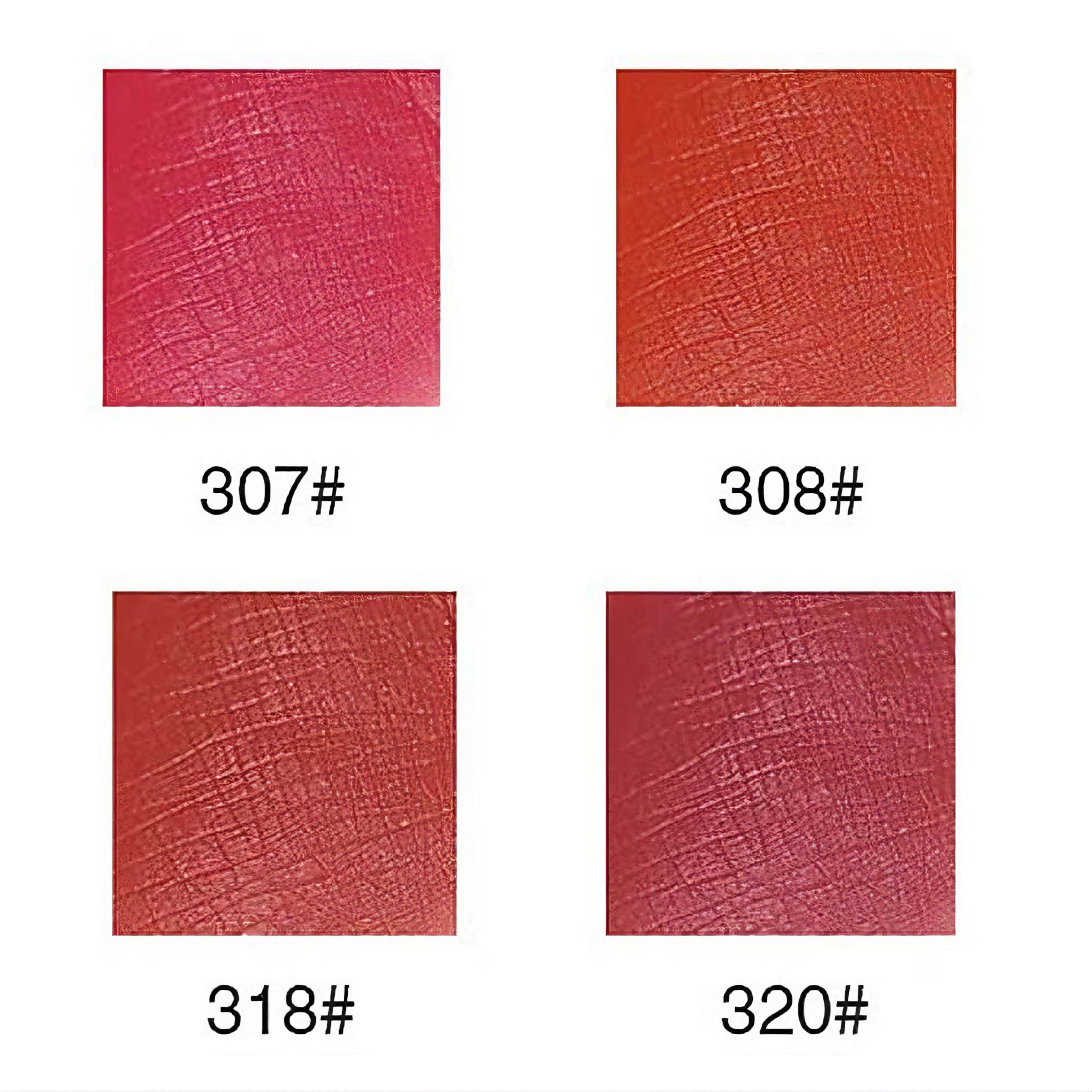 Heng Fang - 4 Color Heart Velvet Lipsticks Set