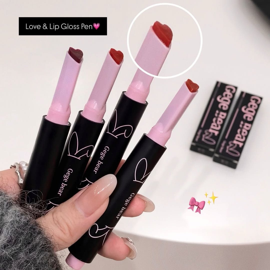 Gege Bear - Heart Bubble Jelly Lipstick Set of 6