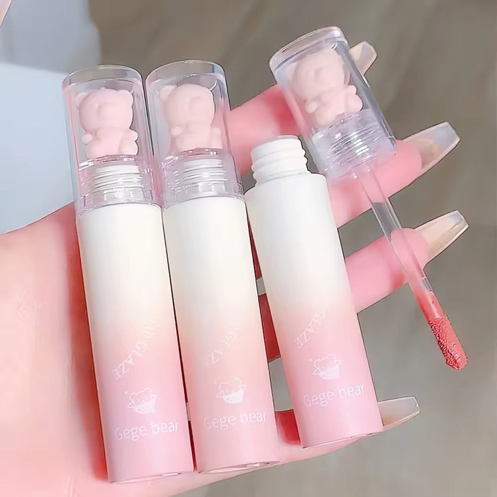 Gege Bear - Cartoon Matte Lip Gloss Set of 6