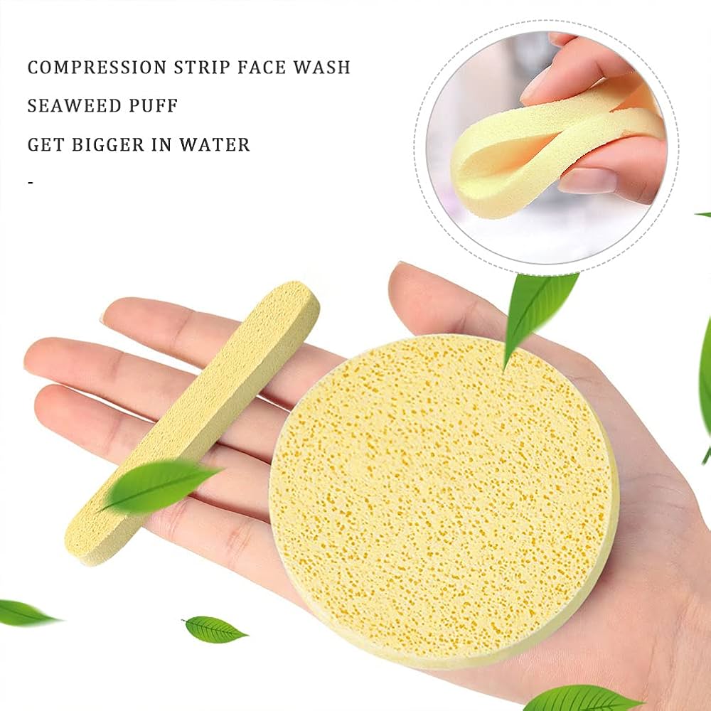 Compressed Magic Facial Sponge Set of 12