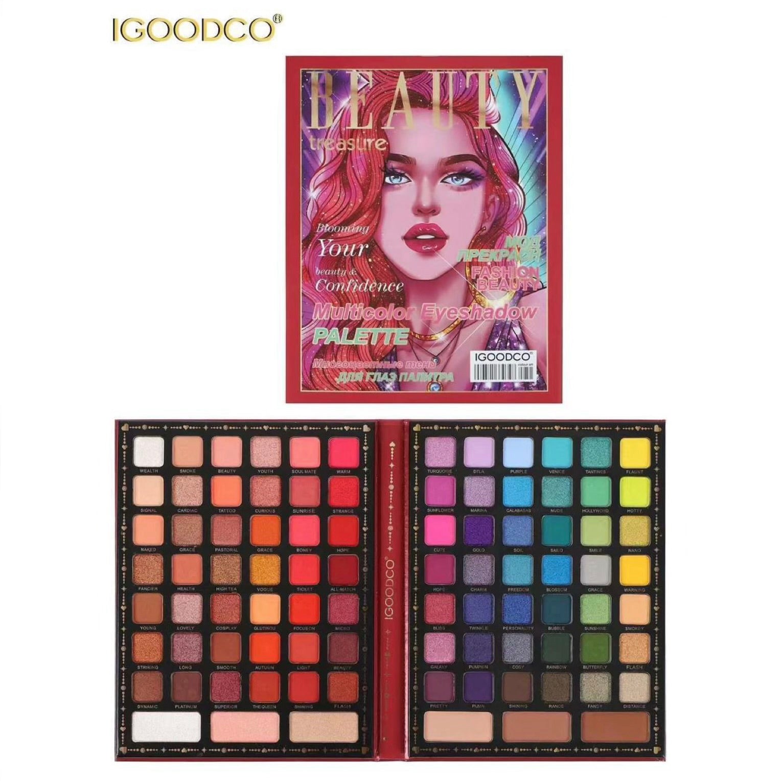 IGOODCO - 96 Color Matte & Shimmer Eyeshadow Palette