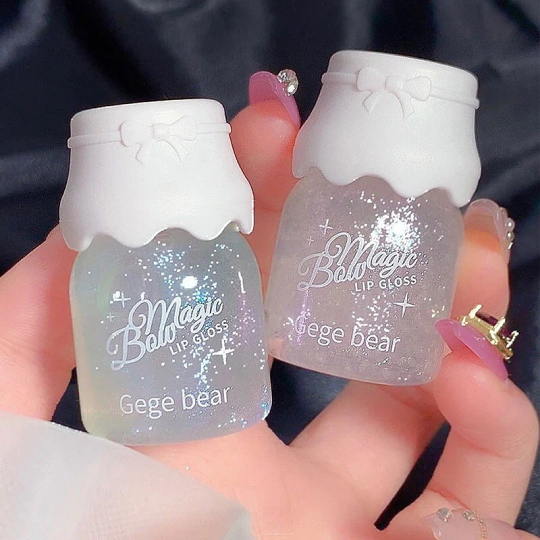 Gege Bear - Bow Knot Milk Can Lip Gloss
