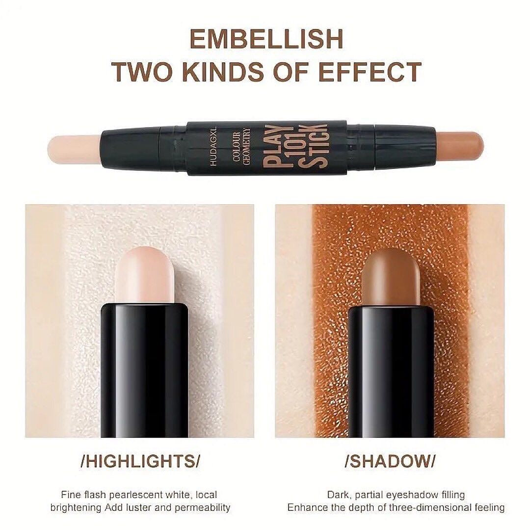 Double Head Silkworm Highlighter & Contour Stick