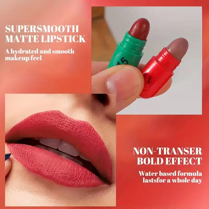 Ks-One - 9pcs Mini Capsule Matte Lipstick