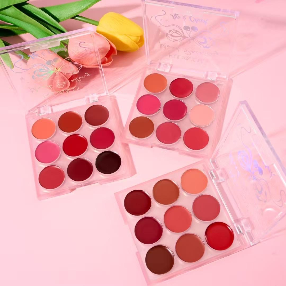 Hudamoji - 9 Color Creamy Blush Palette