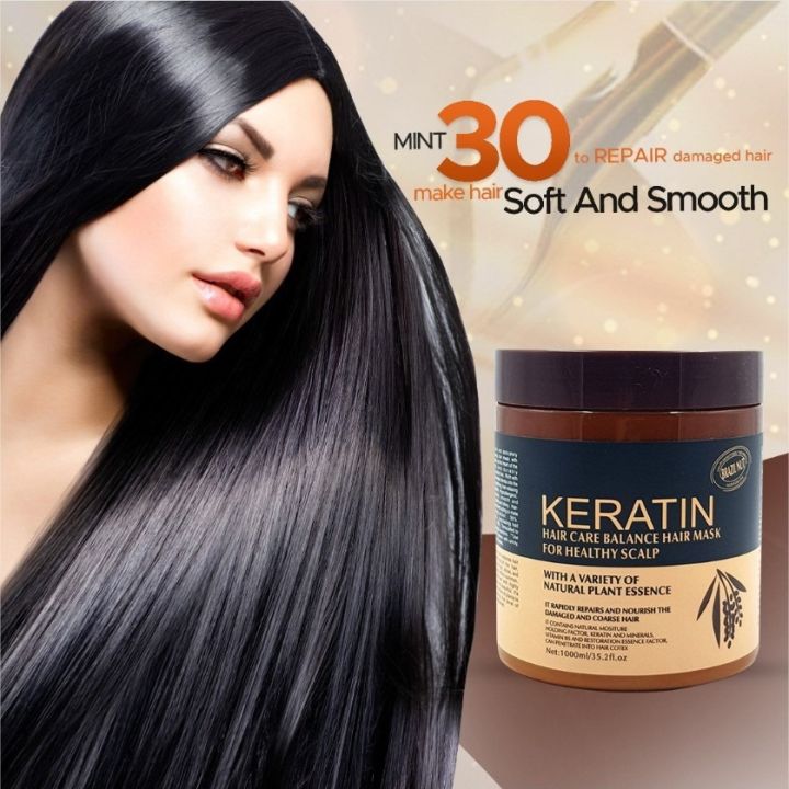 Keratin Repair Smoothing Scalp Hair Mask
