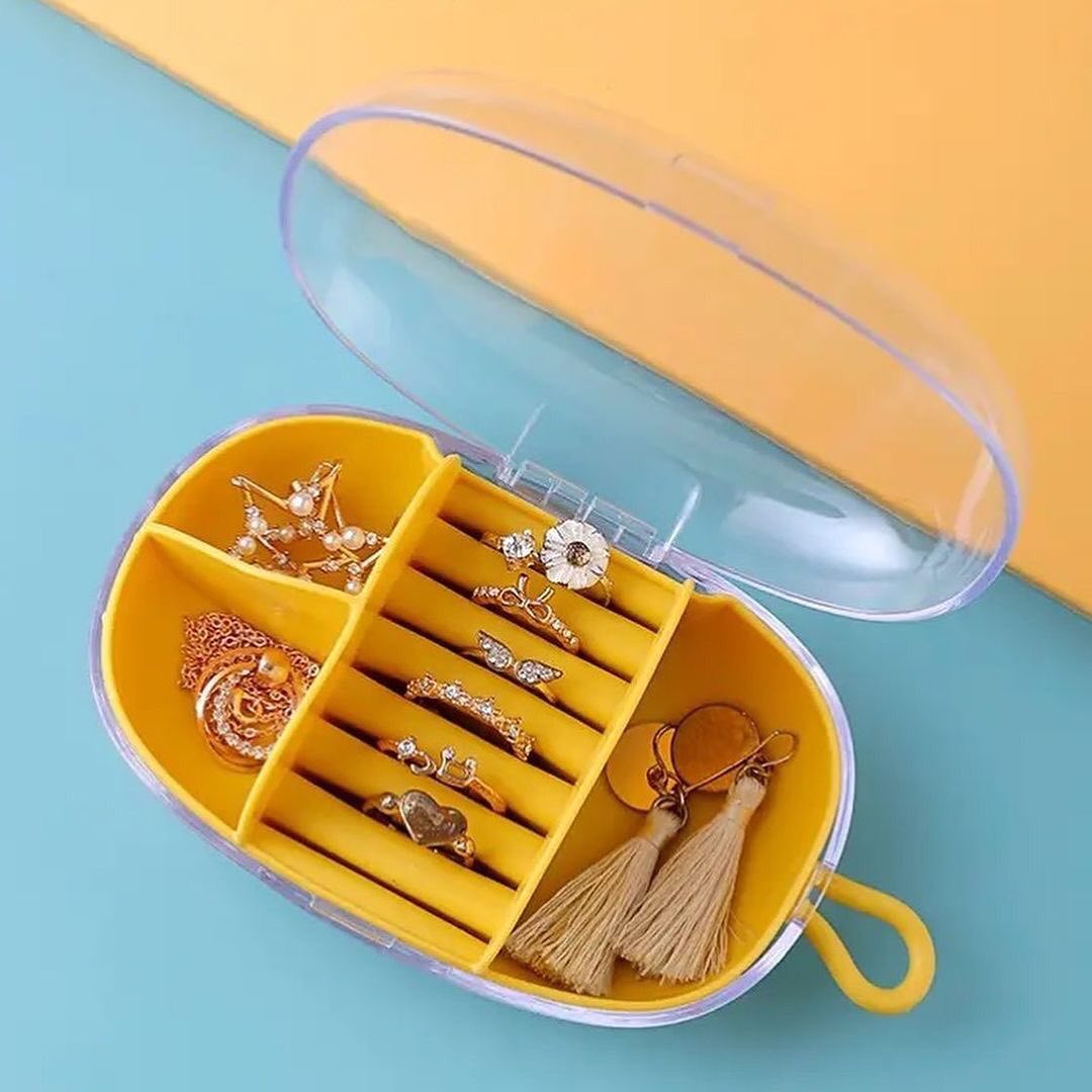 Multifunctional Mini Jewelry Box Travel Portable Jewelry Storage Case