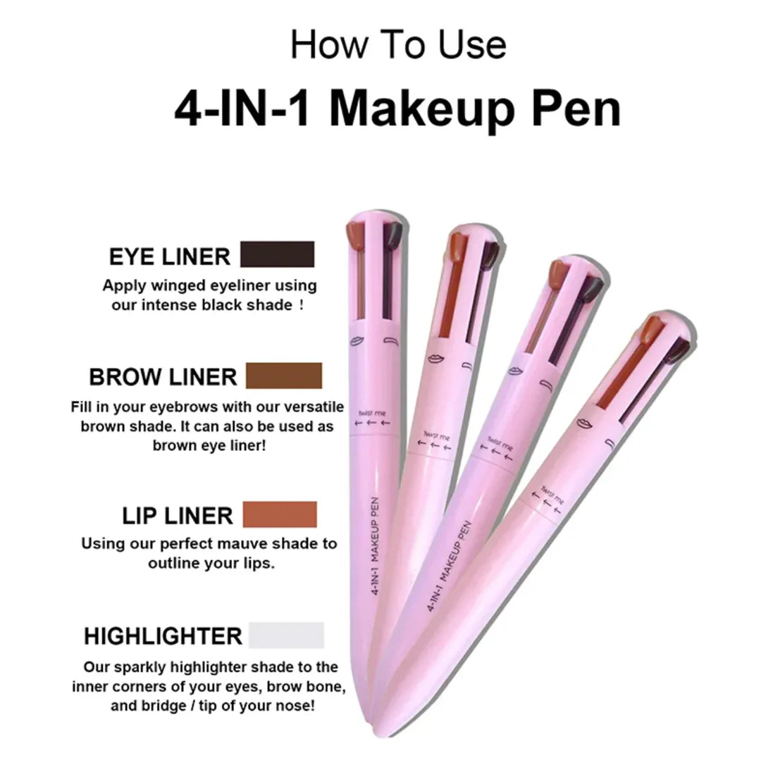 Hudamoji - 4 in 1 Touchup Makeup Pen
