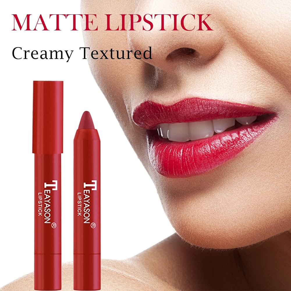 Teayason - Creamy Matte Crayons Lipsticks Set of 6