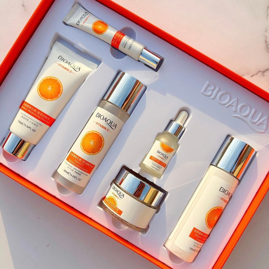 Bioaqua - 6 Step Vitamin C Facial Skin Care Set