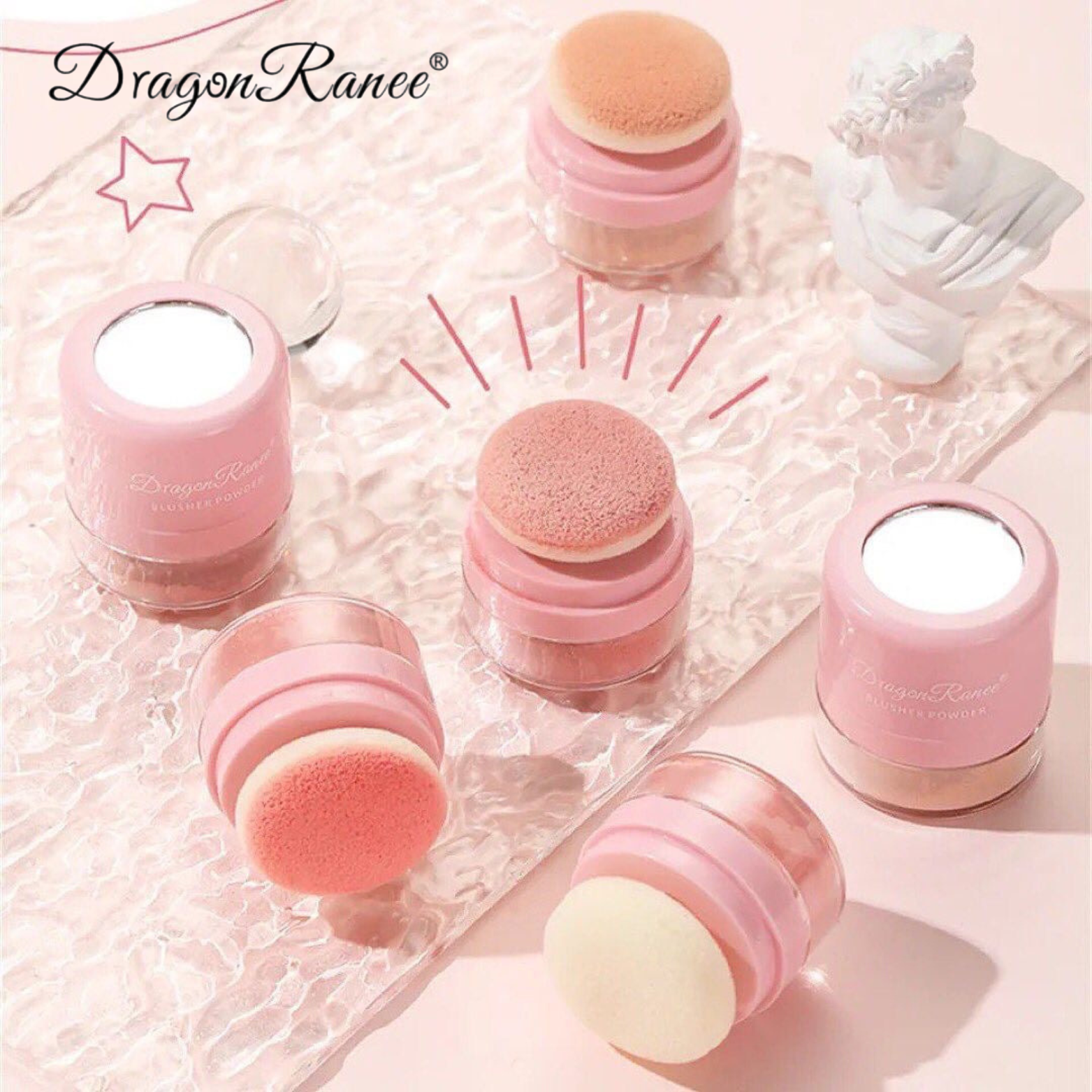 Dragon Ranee - Soft Face Rouge Patting Powder Blush