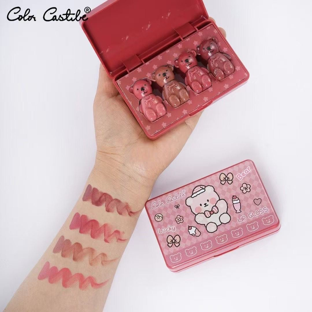 Color Castle - Lucky Bear Matte Lip Gloss Set of 4