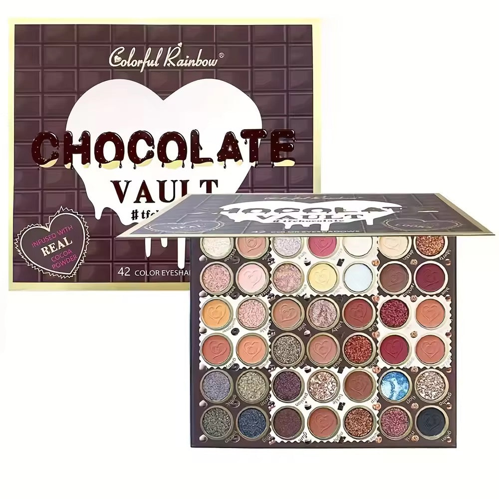 Colorful Rainbow - 42 Color Chocolate Eyeshadow Palette