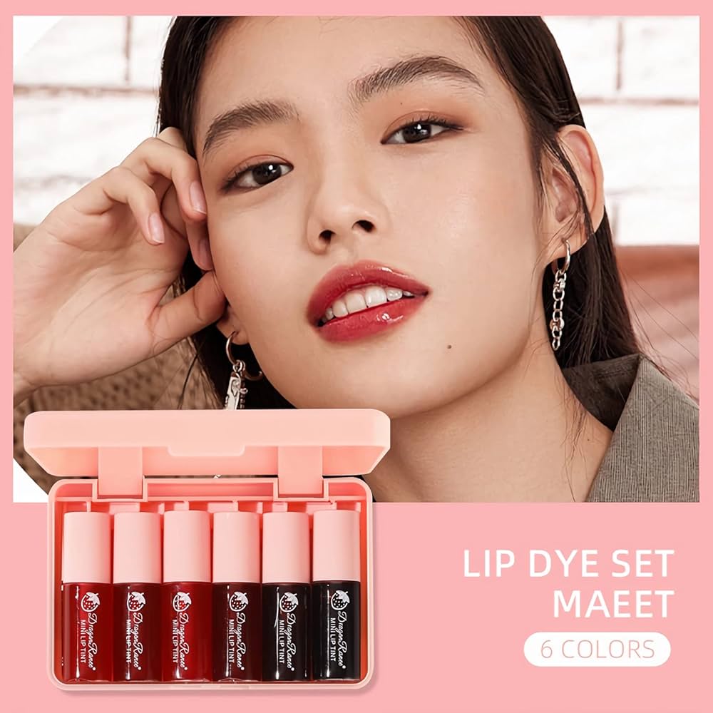 Dragon Ranee - Mini Strawberry Lip Tint Set of 6