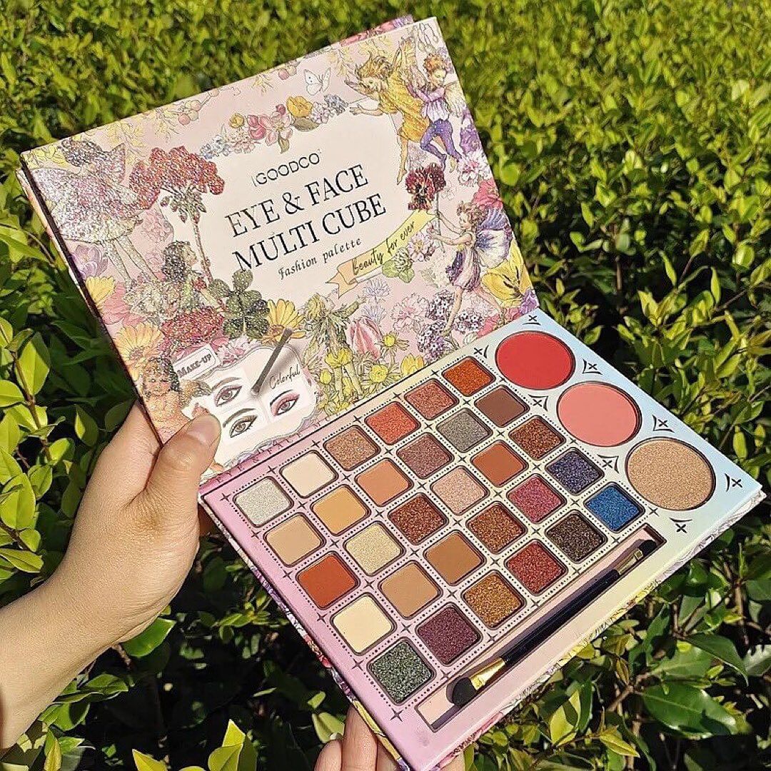 IGOODCO - 33 Color Matte Glitter & Blush Face Palette