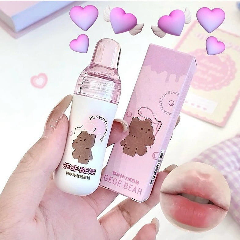 Gege Bear - Bottle Shape Matte Lip Gloss Set of 6