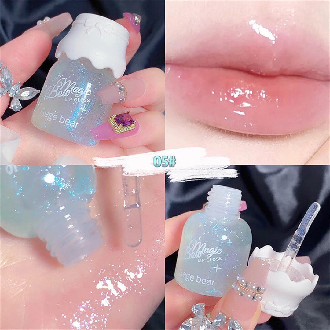 Gege Bear - Bow Knot Milk Can Lip Gloss