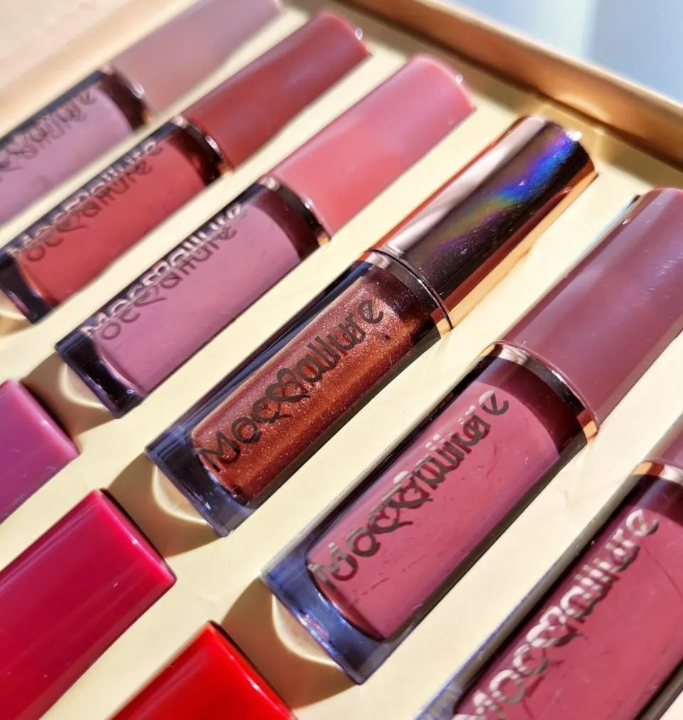 Mocallure - Creamy Matte Lip Gloss Set of 12